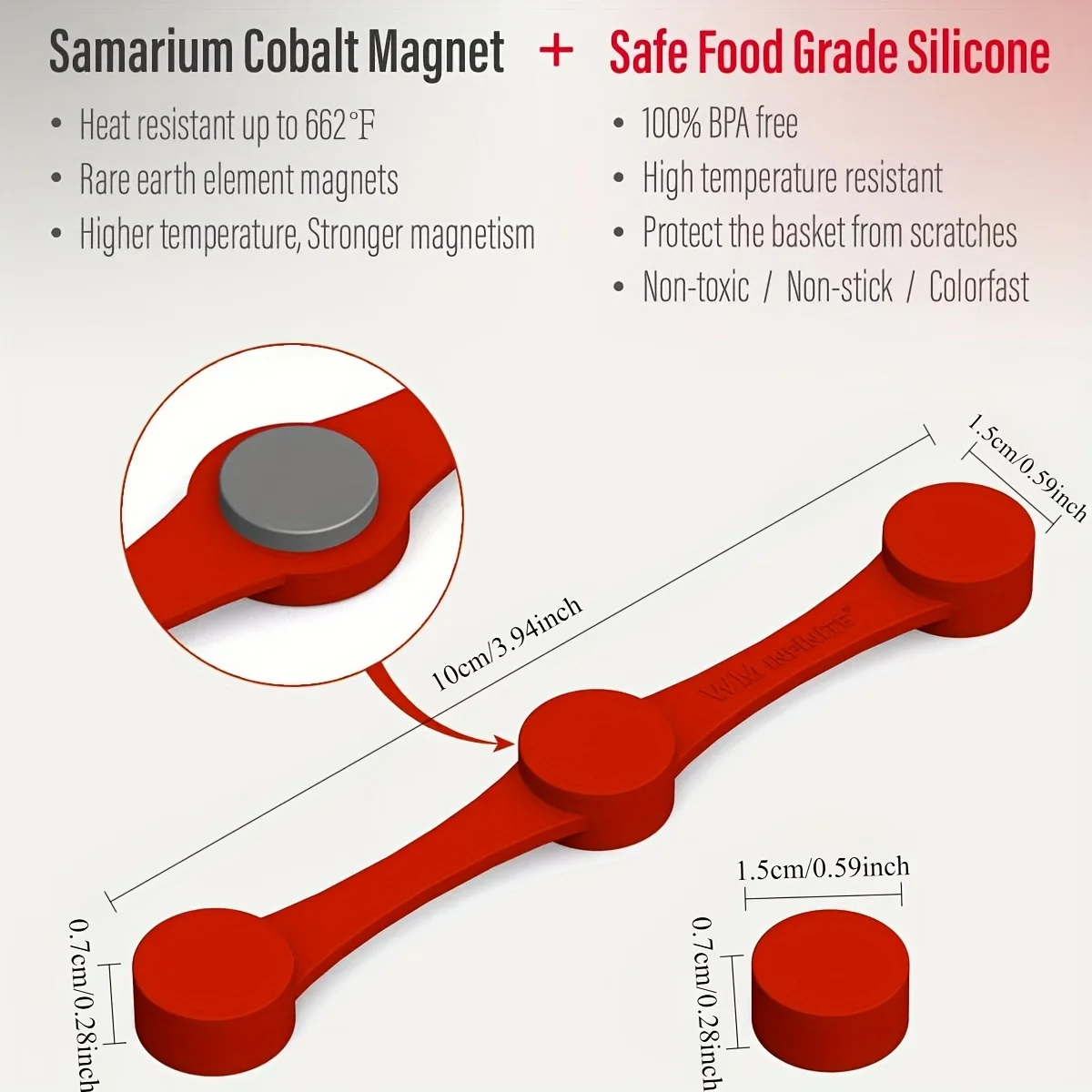 Air Fryer Magnet Silicone Buck - Paperclip Magnetic Set avis et prix